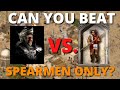 Can you beat the wolf with spearmen only  stronghold crusader