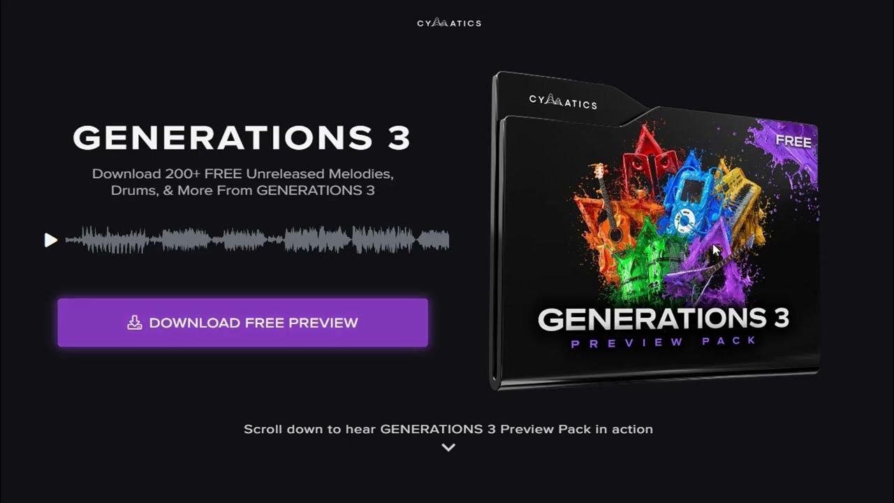 Cymatics generations 3 free download sample pack download
