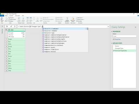 Ignoring Case and Removing Duplicates in Power Query