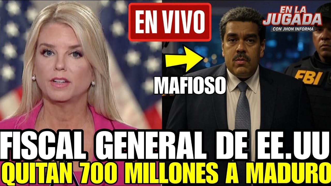 🔴EN VIVO FISCAL GENERAL DE EE.UU HABLA EN CONTRA DE NICOLÁS MADURO "No ...