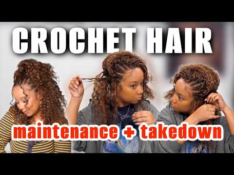 Can You REALLY Reuse Crochet Hair?🤔| WATCH TO THE END! | Maintenance & Takedown Tips!