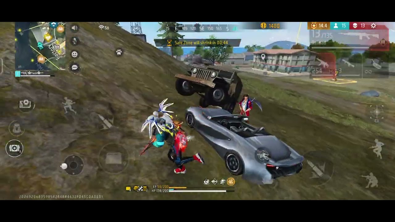 Free fire gameplay in phone br ranked 1 vs 4 #phone #freefire #tondegamer #totalgaming #soonita 