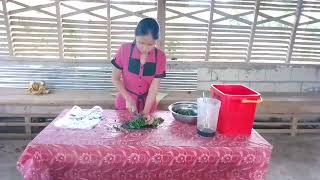 Demonstration of skills-producing organic products (concoction —FERMENTED PLANTS JUICE)