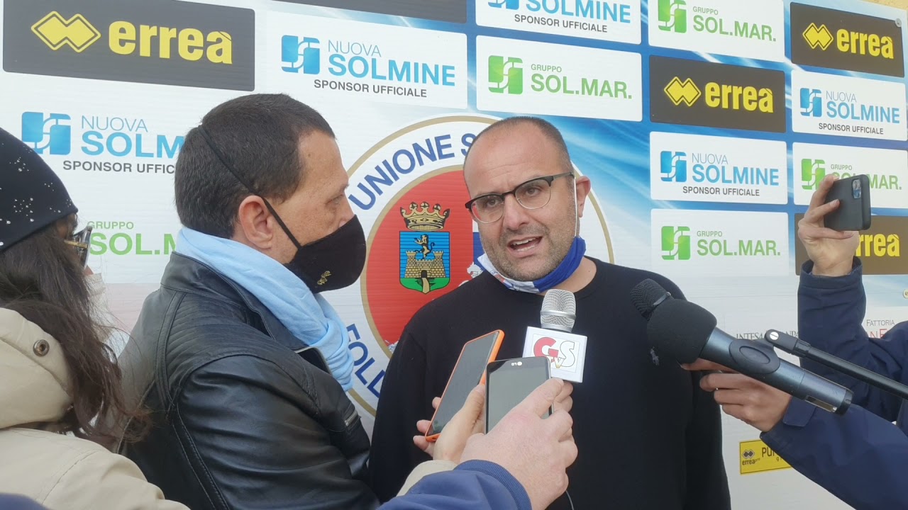 Intervista al dg Filippo Vetrini dopo Us Follonica Gavorrano-Siena 0 a 1