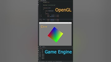 Game Engine Series Started #GameEngine #GameDev #OpenGL
