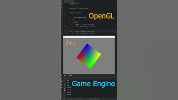 Game Engine Series Started #GameEngine #GameDev #OpenGL