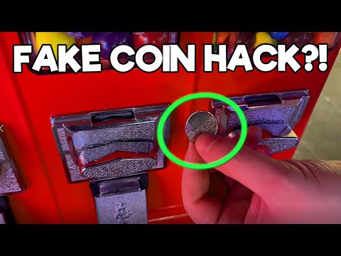 Do FAKE Coins Work In Vending Machines?! #Shorts