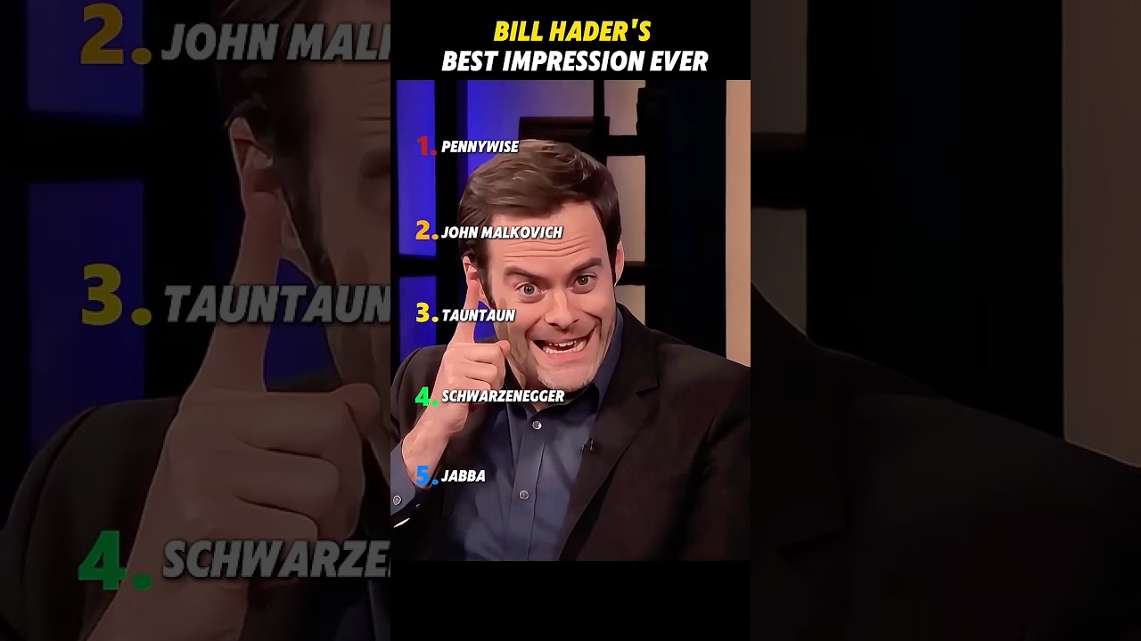BILL HADER'SBEST IMPRESSION EVER#billhader #celebration