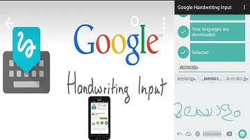 How to Use Google Handwriting Input - Malayalam (or any other Language)