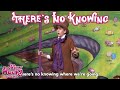 Willy wonka  theres no knowing singalong version