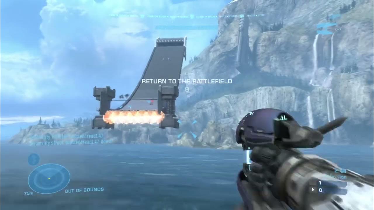 Halo Reach Jump Rope Getting Smacked Out Of The Map YouTube