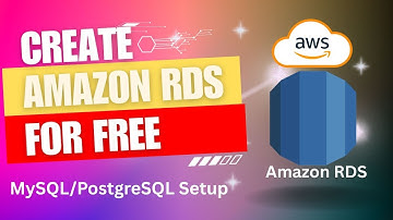 Amazon RDS Tutorial for Beginners | Create a Free MySQL - PostgreSQL Database on AWS