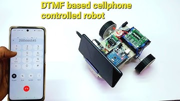 DTMF BASED CELLPHONE CONTROLLED ROBOT || CREATIVITY THINK || #project #engineering #diy #school