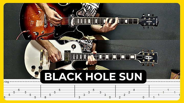 Black Hole Sun Guitar version - Guitar performance video thumbnail