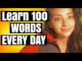 POLYGLOT-LEARN 100 WORDS EVERY DAY -HOW I LEARN VOCABULARY - TURN PASSIVE VOCAB TO ACTIVE VOCABULARY