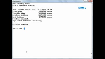 Archive log Enabling and Disabling