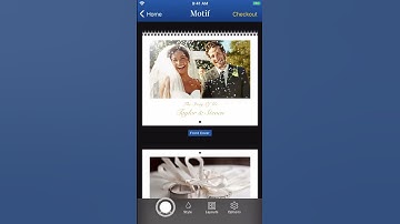 Motif Photos iOS Tutorial - Photo Calendar - 6. Project editing panel overview