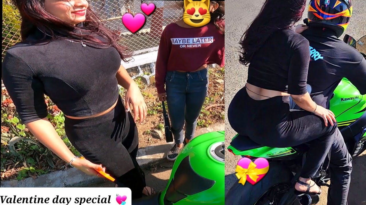 Hot Girl Stopped My Zx10r for Ride💕|Valentine special💘|Z900 Rider