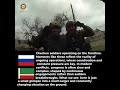 Chechens soldiers on russian frontline  #pov #war #combat #footage