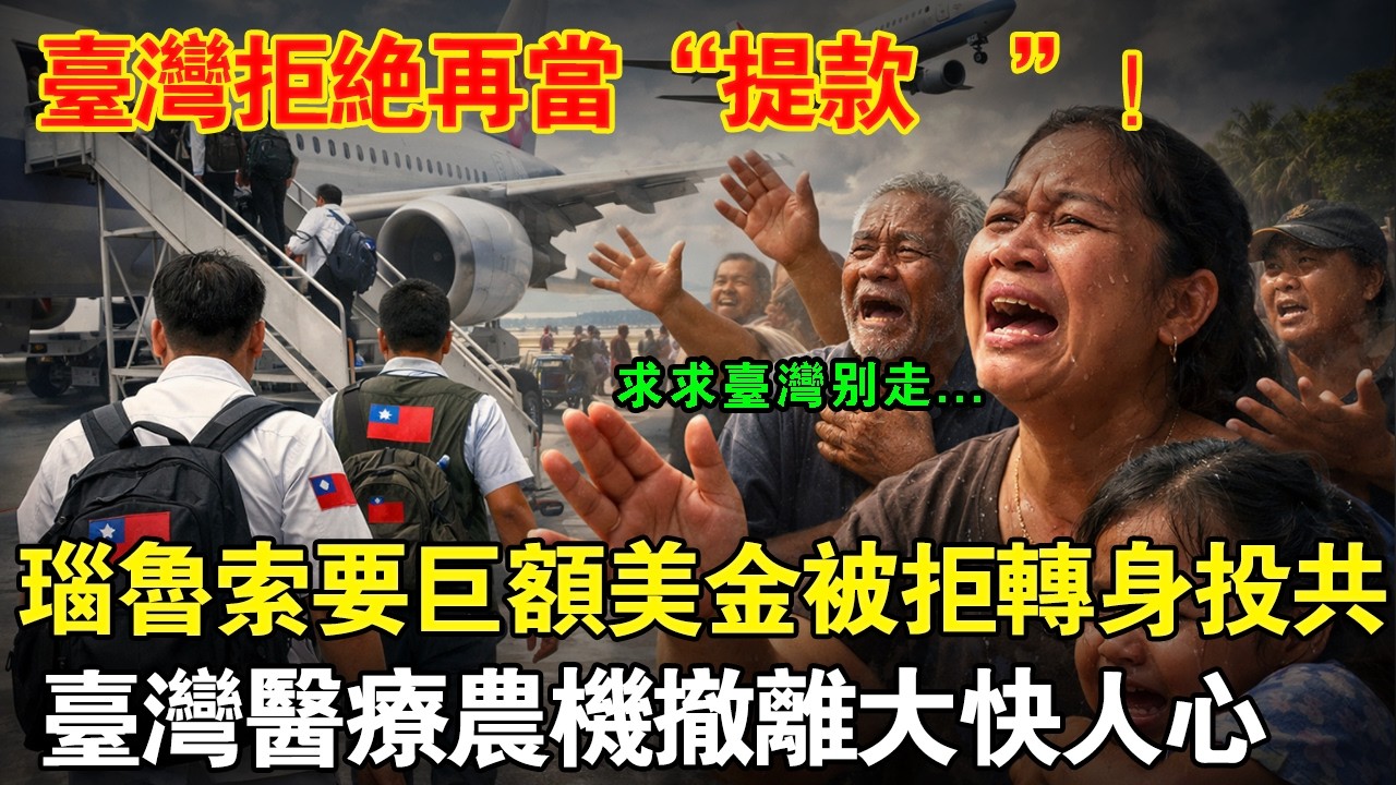 後悔藥沒處買！瑙魯索要巨額美金被拒轉身投共，臺灣醫療農技團撤離，瑙魯民眾哭喊：我們要臺灣回來！#taiwan #分享 #台灣 #台灣故事
