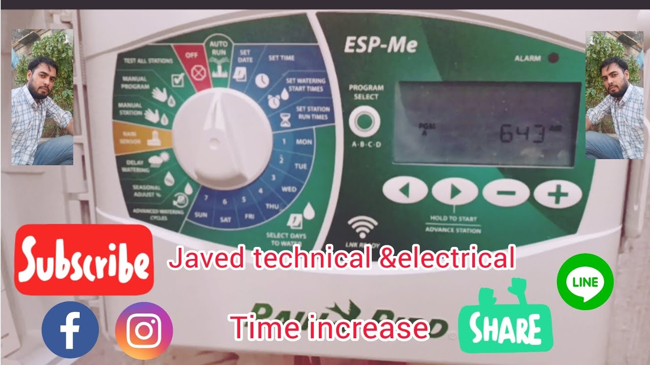 How To Set Times Irrigation Rain Bird Irradiation Time Kaise Set Water how-to-set-times-irrigation-rain-bird-irradiation-time-kaise-set-water