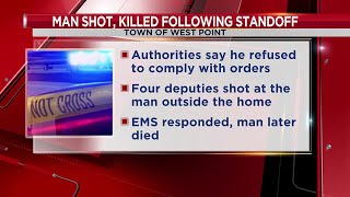 Town of West Point man dead after standoff with Columbia County Sheriff’s deputies