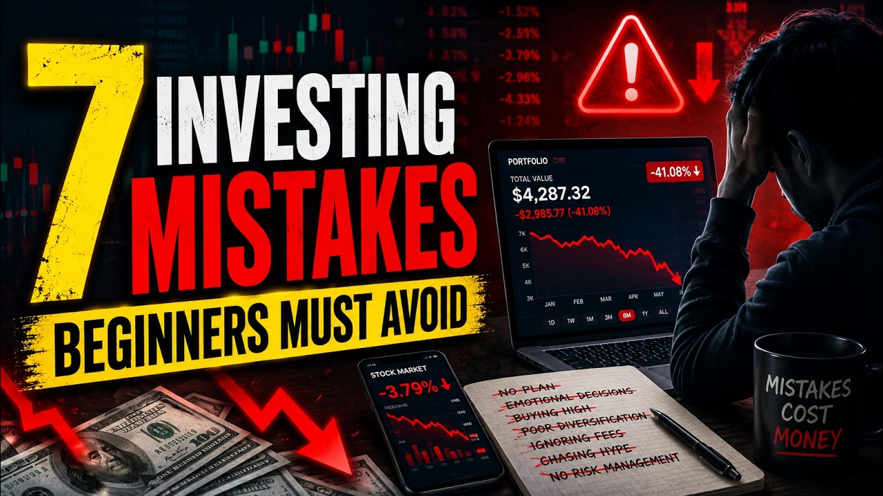 7 Investing Mistakes Beginners MUST Avoid Before It Costs You Thousands