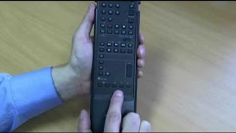 Trinitron remote control demo