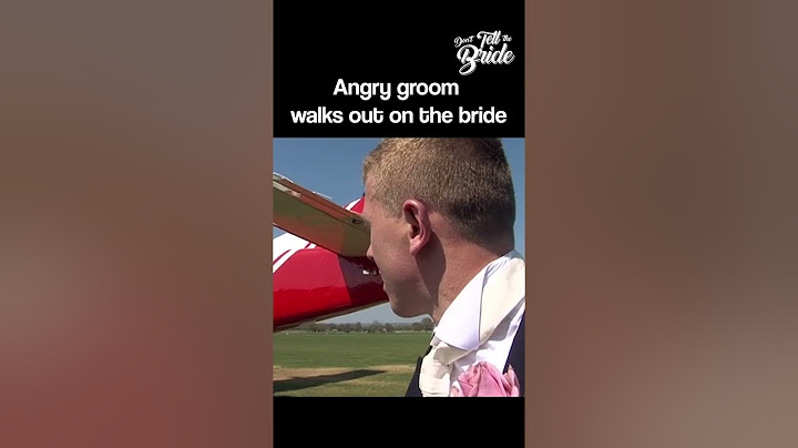Angry groom walks out on the bride 😳 #donttellthebride #wedding #weddingdress