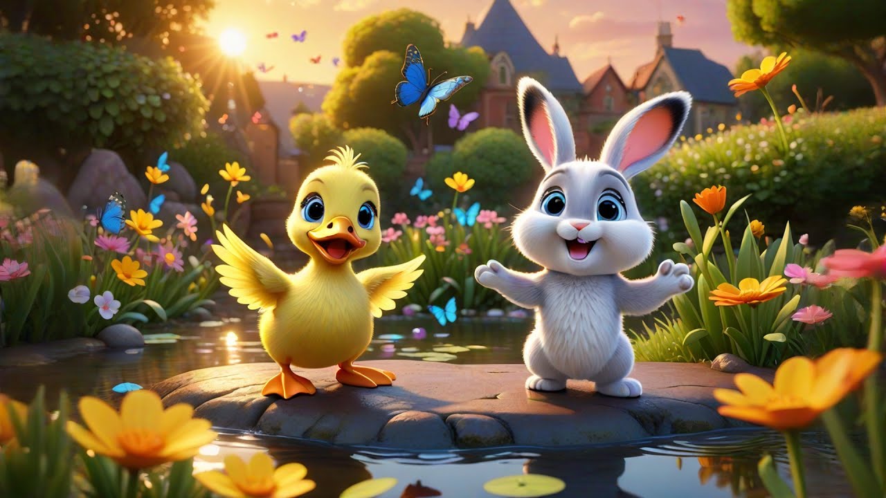 The Flappy Ducky Adventure | Fun Duck Song for Kids | Quacky Nursery Rhyme Adventure