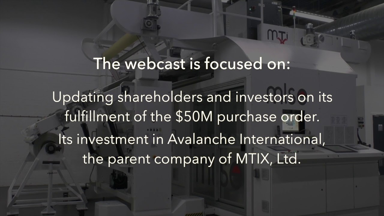 DPW Holdings   Investor Webcast 03152018 re MTIX Presentation Promotional Video