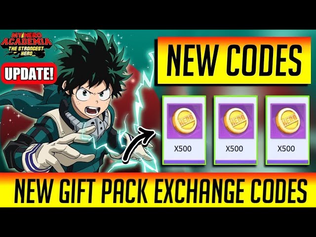 My Hero Academia The Strongest Hero codes (December 2023)