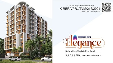 CORDON ELEGANCE | Luxury 2, 3 & 3.5 BHK Apartments in Trivandrum | Cordon Builders