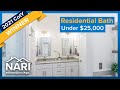 2021 NARI National CotY Award Winner: Residential Bath Under $25,000