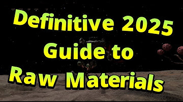 Definitive 2025 Guide to RAW Materials in Elite Dangerous the fast, quick and easy way tutorial
