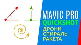 DJI MAVIC PRO РЕЖИМ QUICKSHOT ДРОНИ, СПИРАЛЬ, РАКЕТА