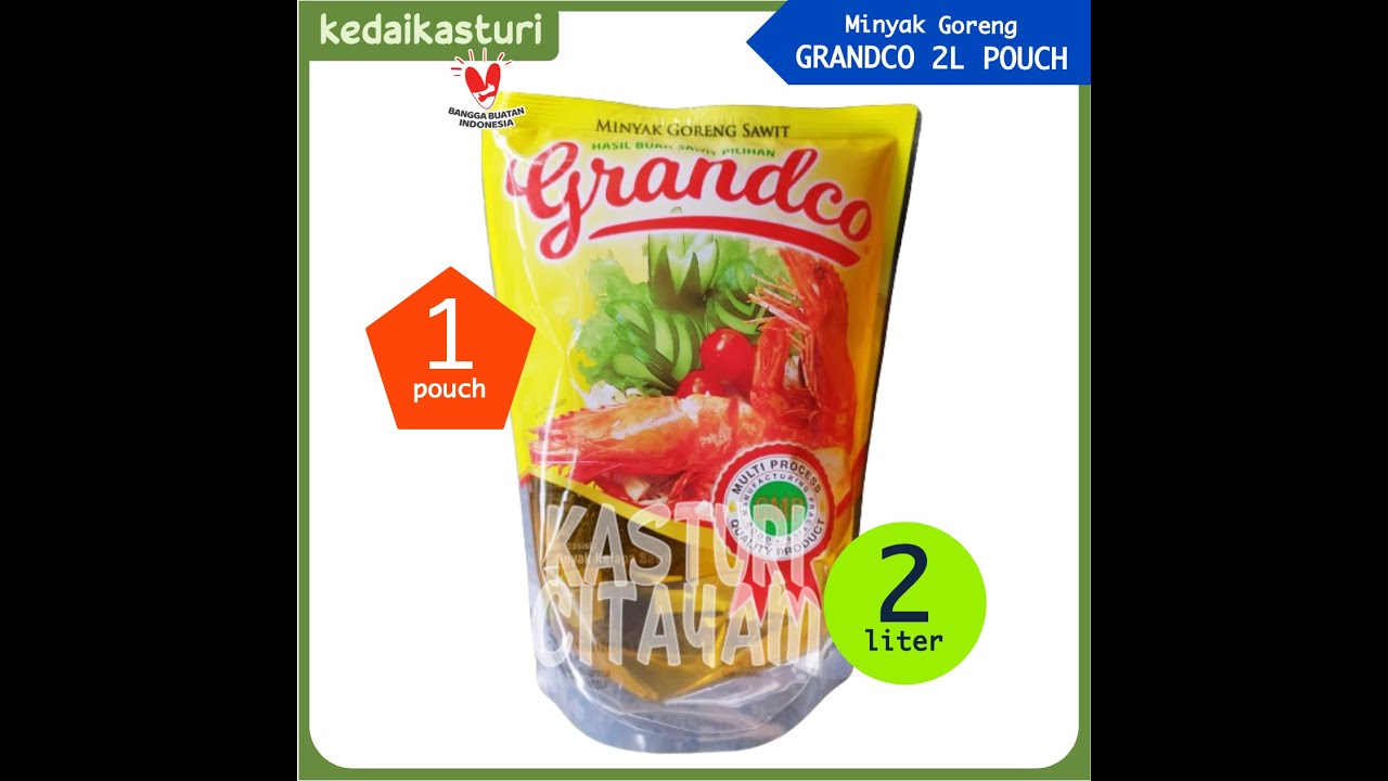 Grandco 2L Pouch - Cara Mencari Masa Kadaluwarsa Minyak Goreng