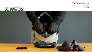 How to Remove the Liner & Cheek Pads on the NEXX X WED2 Helmet