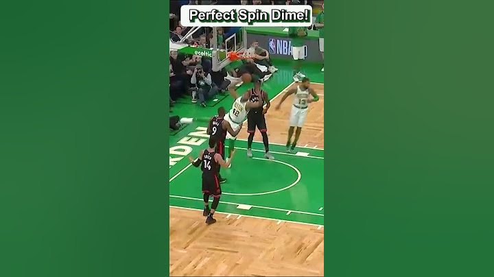 Kyrie’s Wild Spin Assist!! #nba