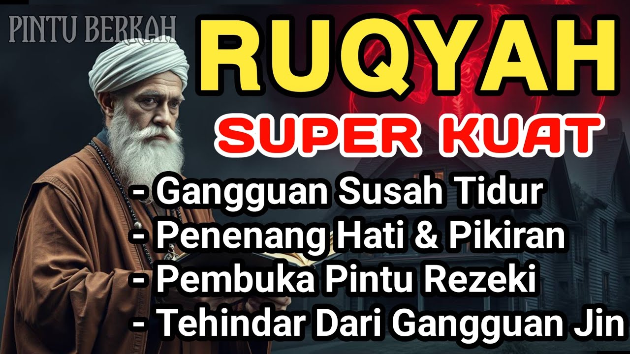 RUQYAH RUMAH PENGUSIR JIN, SETAN & SIHIR DI RUMAH & TUBUH, PENENANG HATI DAN FIKIRAN | Ismail Alqadi