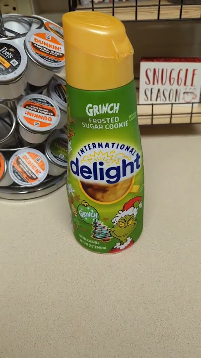 International Delight Grinch Frosted Sugar Cookie Coffee Creamer