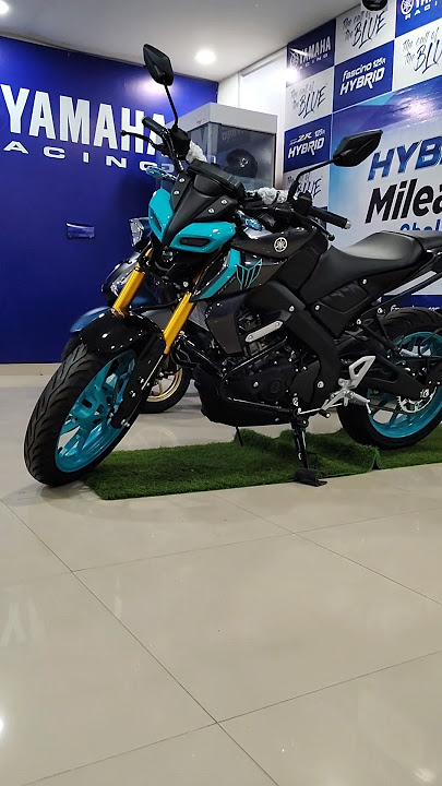 Short view 🔥🥵 Presented 2024 model New Yamaha MT15 in Blue black colour #bike #trending #mt15 #2024