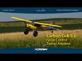 Hobbyzone carbon cub s 2 scale trainer airplane rtfbnf basic