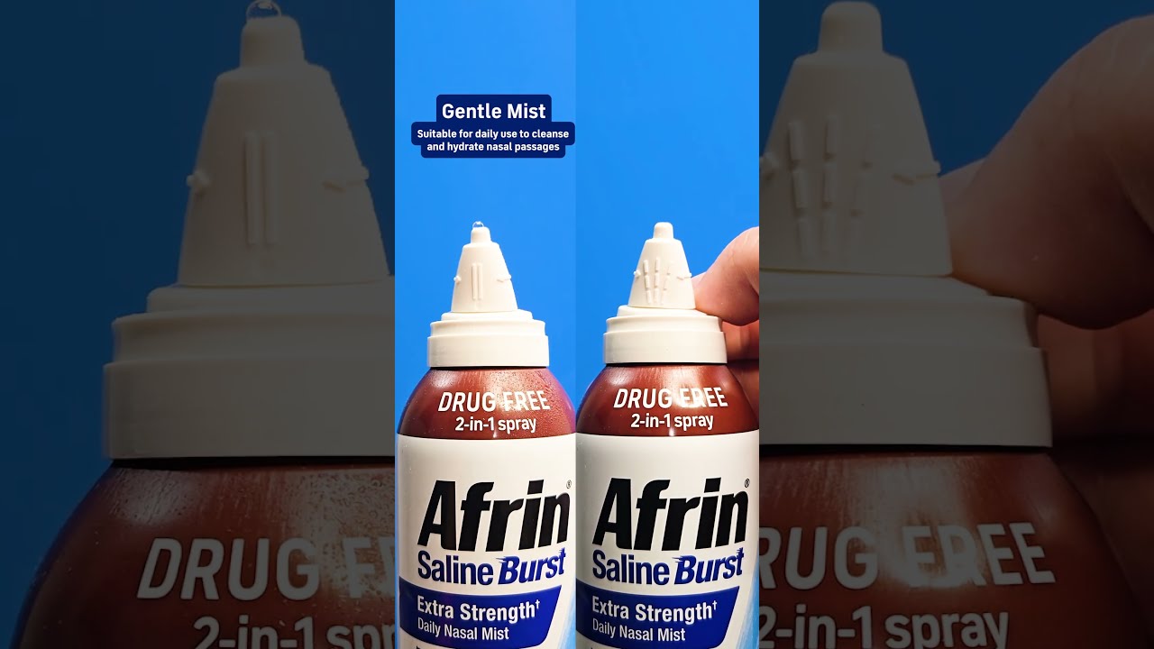 Relieve Everyday Congestion With Afrin Saline Burst