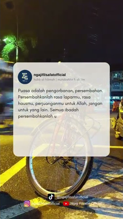 Ngaji Filsafat #26: Puasa Adalah Pengorbanan | Dr. Fahruddin Faiz