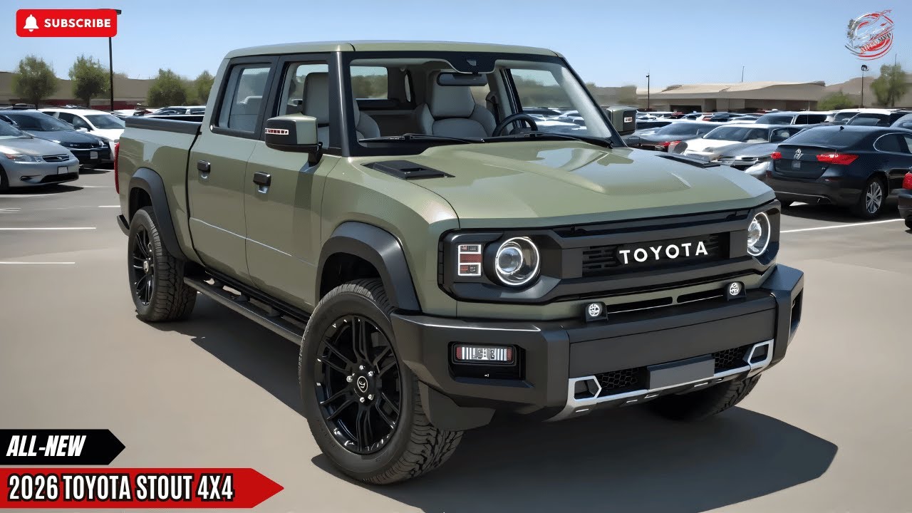 Toyota Stout 4x4 2026 года с первого взгляда — самый прочный компактный пикап Toyota?