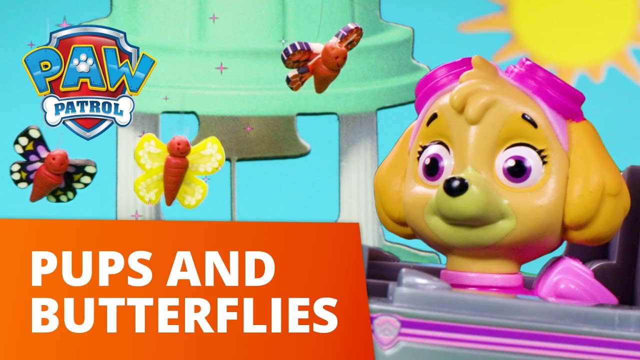 PAW Patrol Pups Save the Butterflies! Toy Pretend Play Rescue For