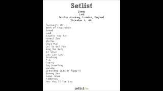 James Live @ Brixton Academy, London, 1993-12-09 [audio only]