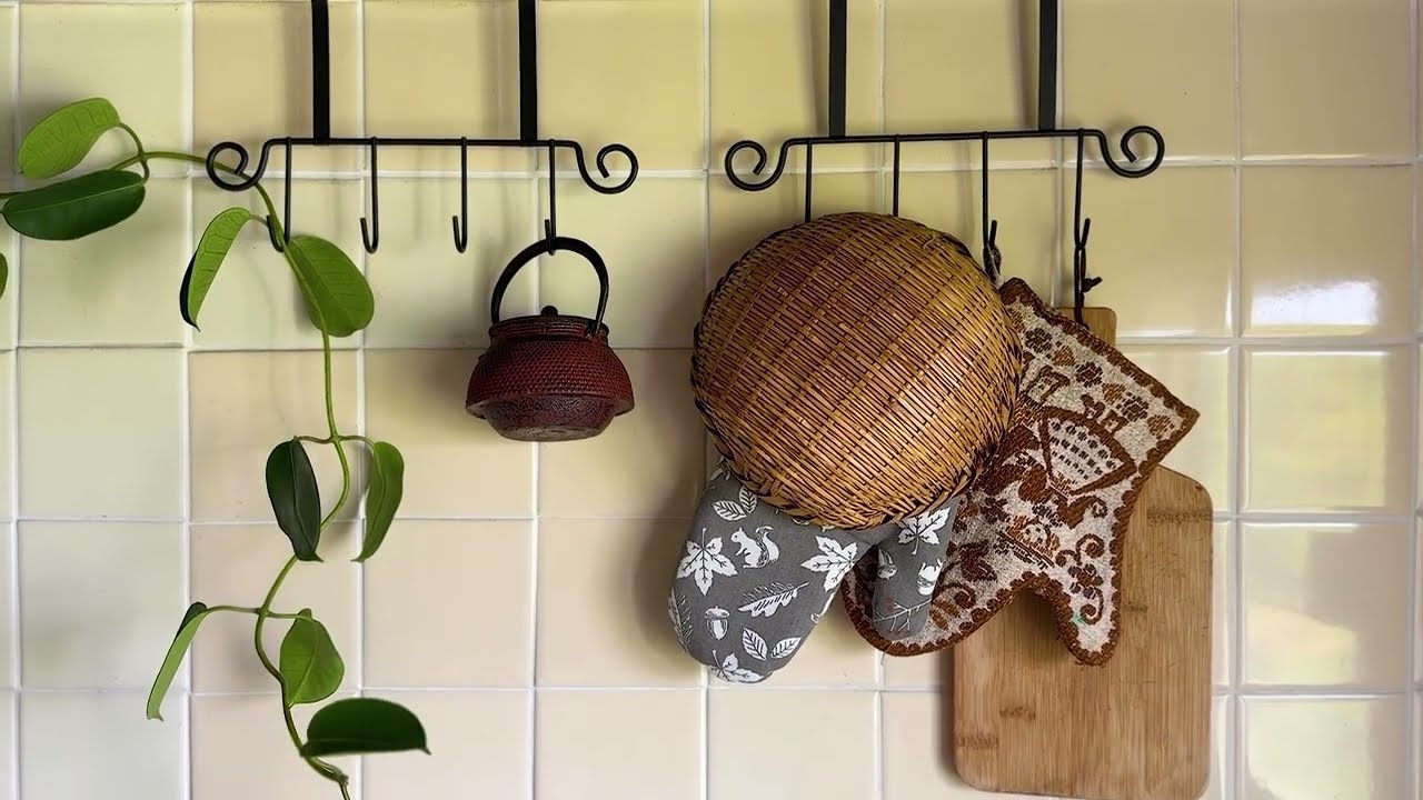 【KITCHEN TOUR】こだわりキッチンツアー｜タイルと緑のある暮らし｜観葉植物と暮らす｜housing complex