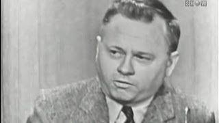What's My Line?  Mickey Rooney; Martin Gabel [panel] (May 5, 1957)